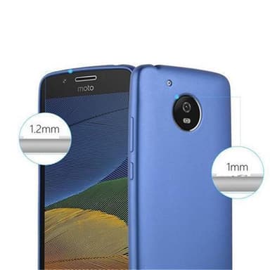 Deksel Motorola MOTO G5 Case Cover (blå)