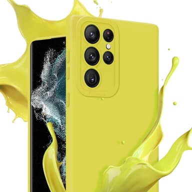 Samsung Galaxy S22 ULTRA Deksel case (gul)