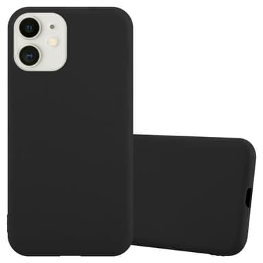 Deksel iPhone 12 MINI Silikon cover (svart)
