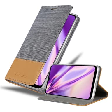 Samsung Galaxy A22 5G lommebokdeksel etui (grå)
