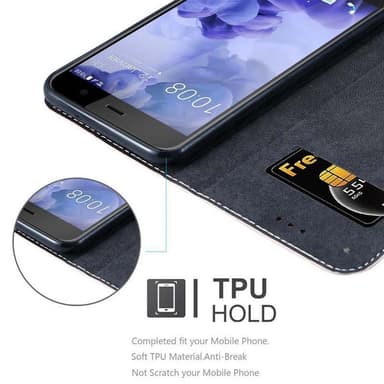 HTC U PLAY Deksel Case Cover (rosa)