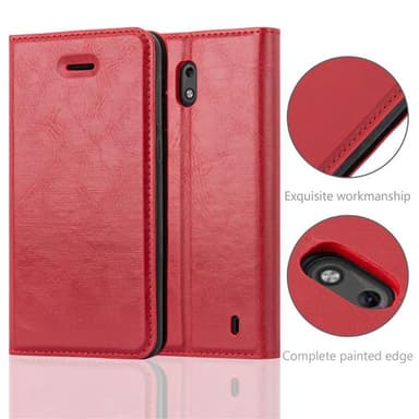 Nokia 2 2017 lommebokdeksel case (rød)