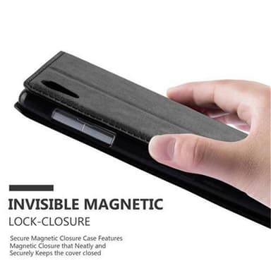 Sony Xperia Z1 lommebokdeksel case (svart)