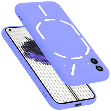 Nothing Phone (1) silikondeksel case (lilla)
