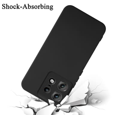 Motorola Edge 50 Pro silikondeksel case (svart)