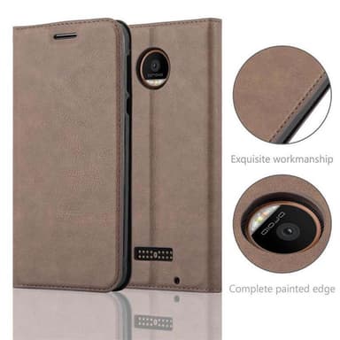 Motorola MOTO Z FORCE lommebokdeksel case (brun)
