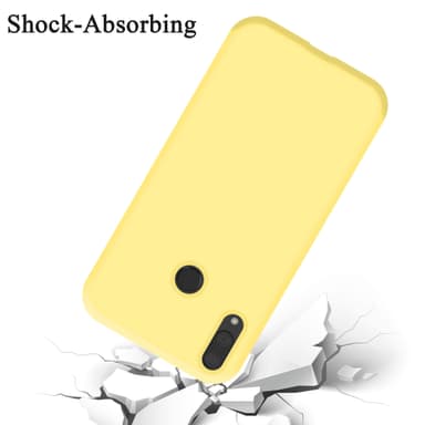 Huawei Y7 2019 / Y7 PRIME 2019 silikondeksel case (gul)