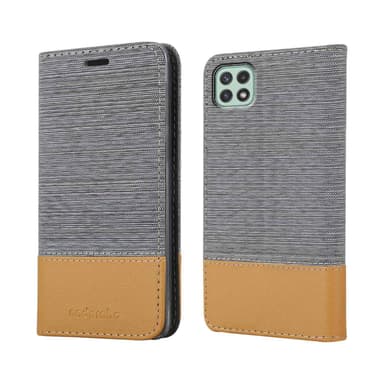 Samsung Galaxy A22 5G lommebokdeksel etui (grå)