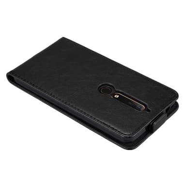Nokia 6.1 deksel flip cover (svart)