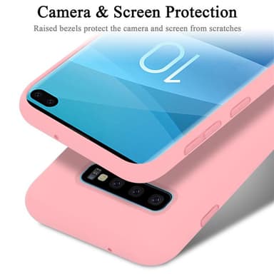Samsung Galaxy S10 PLUS silikondeksel case (rosa)