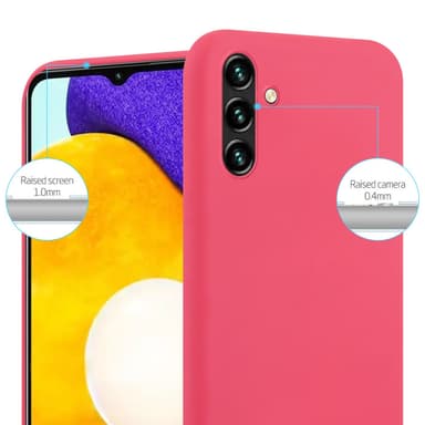 Deksel Samsung Galaxy A13 5G Silikon cover (rød)