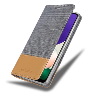 Samsung Galaxy A22 5G lommebokdeksel etui (grå)