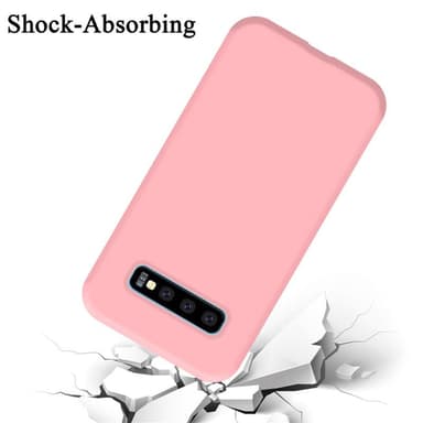 Samsung Galaxy S10 PLUS silikondeksel case (rosa)