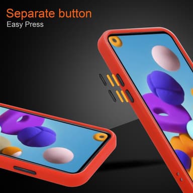 Samsung Galaxy A21 Deksel Case Cover (gjennomsiktig)