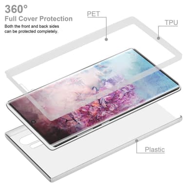 Samsung Galaxy NOTE 10 PLUS Deksel 360 Case Cover