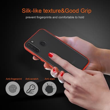 Samsung Galaxy A21 Deksel Case Cover (gjennomsiktig)