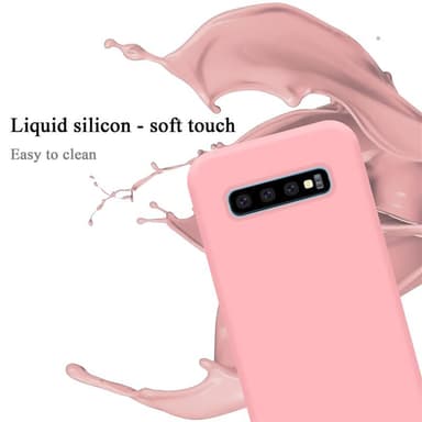 Samsung Galaxy S10 PLUS silikondeksel case (rosa)