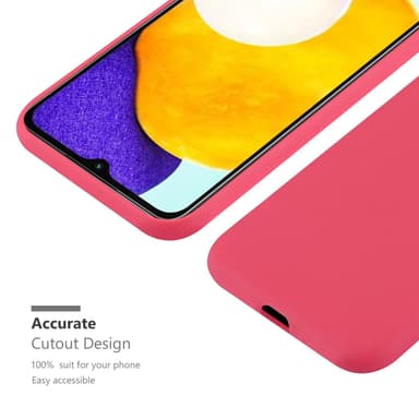 Deksel Samsung Galaxy A13 5G Silikon cover (rød)