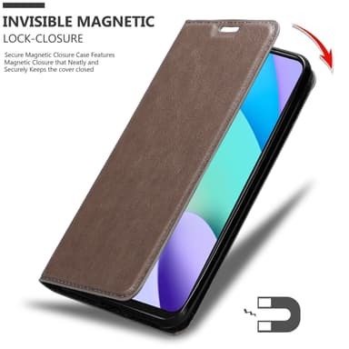 Xiaomi RedMi 10 lommebokdeksel case (brun)