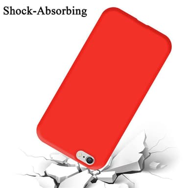 iPhone 6 / 6S silikondeksel case (rød)