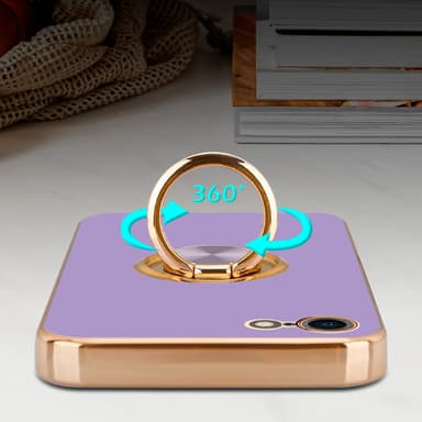 iPhone 7 / 7S / 8 / SE 2020 silikondeksel case (lilla)
