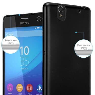 Deksel Sony Xperia C4 Case Cover (svart)