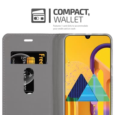Samsung Galaxy M21 / M30s lommebokdeksel etui (grå)