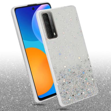 Huawei P SMART 2021 Silikondeksel Glitter