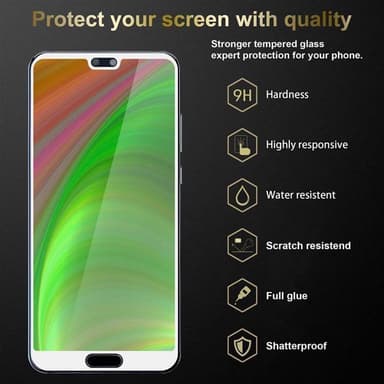 Huawei P20 Skjermbeskytter Skärmskydd (hvit)