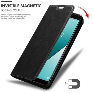 WIKO Y61 lommebokdeksel case (svart)