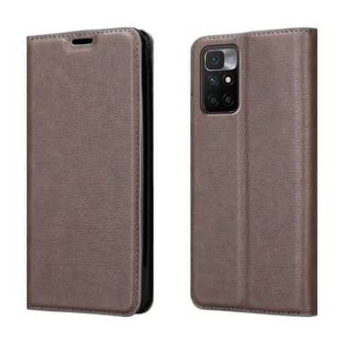 Xiaomi RedMi 10 lommebokdeksel case (brun)