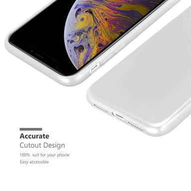 Deksel iPhone XS MAX Case Cover (sølv)