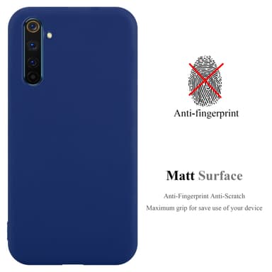 Deksel Realme 6 PRO Silikon cover (blå)