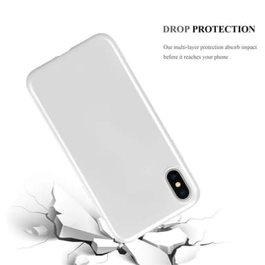 Deksel iPhone XS MAX Case Cover (sølv)