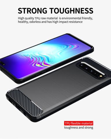 Deksel Samsung Galaxy S10 5G ultra slim (svart)