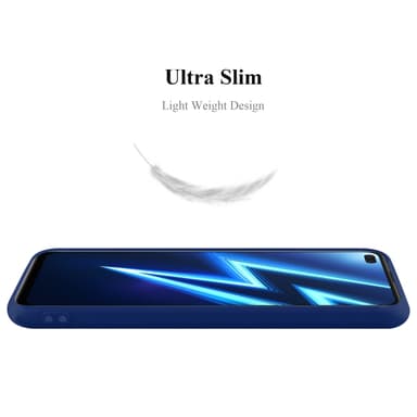 Deksel Realme 6 PRO Silikon cover (blå)