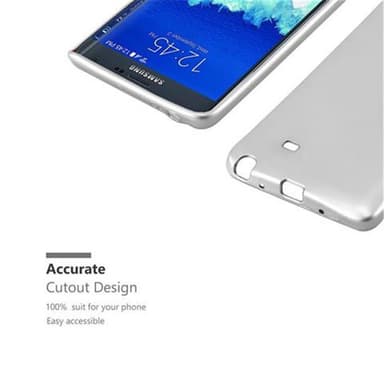 Deksel Samsung Galaxy NOTE EDGE Case Cover (sølv)