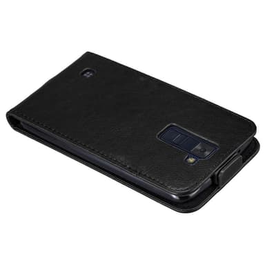 LG K8 2016 deksel flip cover (svart)