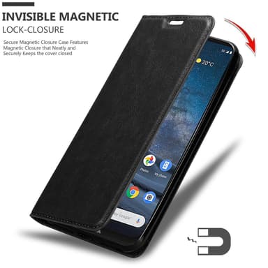Nokia 8.3 lommebokdeksel case (svart)