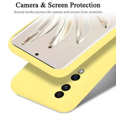 Honor 70 silikondeksel case (Gul)