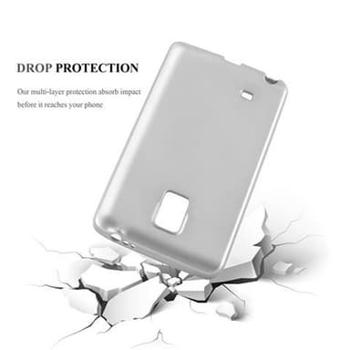 Deksel Samsung Galaxy NOTE EDGE Case Cover (sølv)
