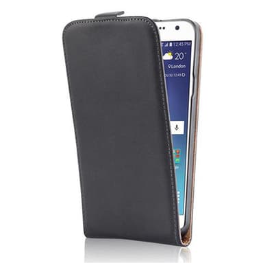 Samsung Galaxy J7 2015 Deksel Flip Case (svart)