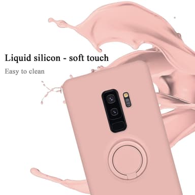 Deksel Samsung Galaxy S9 PLUS Ring Case (rosa)
