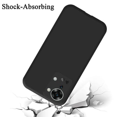 OnePlus Nord 2T silikondeksel case (svart)