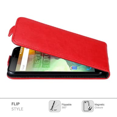 OnePlus 2 deksel flip cover (rød)