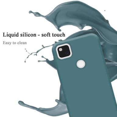 Google PIXEL 4A 5G silikondeksel case (Grønn)