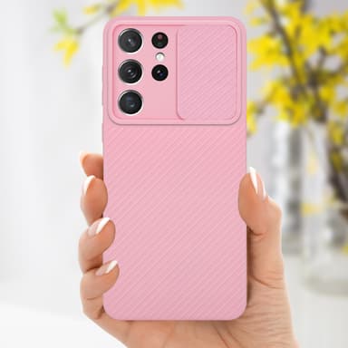Deksel Samsung Galaxy S21 ULTRA cover (rosa)
