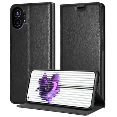 Nothing Phone (1) lommebokdeksel case (svart)