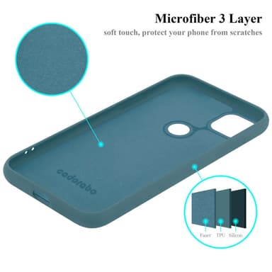 Google PIXEL 4A 5G silikondeksel case (Grønn)