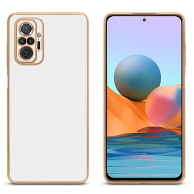 Xiaomi RedMi NOTE 10 PRO silikondeksel case (hvit)